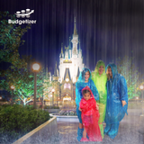 Emergency Family Rain Ponchos Extra Thick – 10 Pack Disposable Plastic Raincoat Bundled with Shoe Covers for Adults and Kids – Assorted Colors and 100% Waterproof Rain Gear