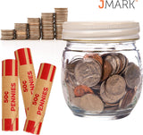 Organize Your Pennies with J Mark Coin Roll Wrappers