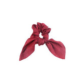 Hair Scarf Scrunchies Ponytail Holder  (6 Pack-Solid Color) Unique Hair Ties Designs to match Different Outfits  Satin Silk Hair Bands for Women