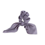 Hair Scarf Scrunchies Ponytail Holder  (6 Pack-Solid Color) Unique Hair Ties Designs to match Different Outfits  Satin Silk Hair Bands for Women