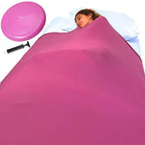 Sensory Compression Blanket for Kids – Plus Wobble Seat Cushion–Breathable Compression Sheet Twin Size