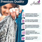 Aviano Premium Weighted Blanket for Adults - 15 lbs with Removable Duvet Cover for Queen Size Bed (60x80 in.) - Heavy Heating Blankets