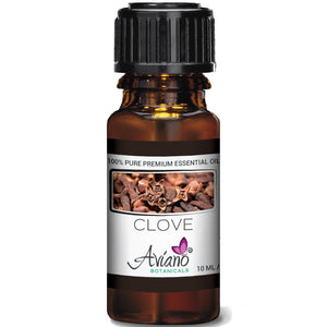 Clove Bud Essential Oil - 100% Pure Blue Diamond Therapeutic Grade by Aviano Botanicals (10 ml)