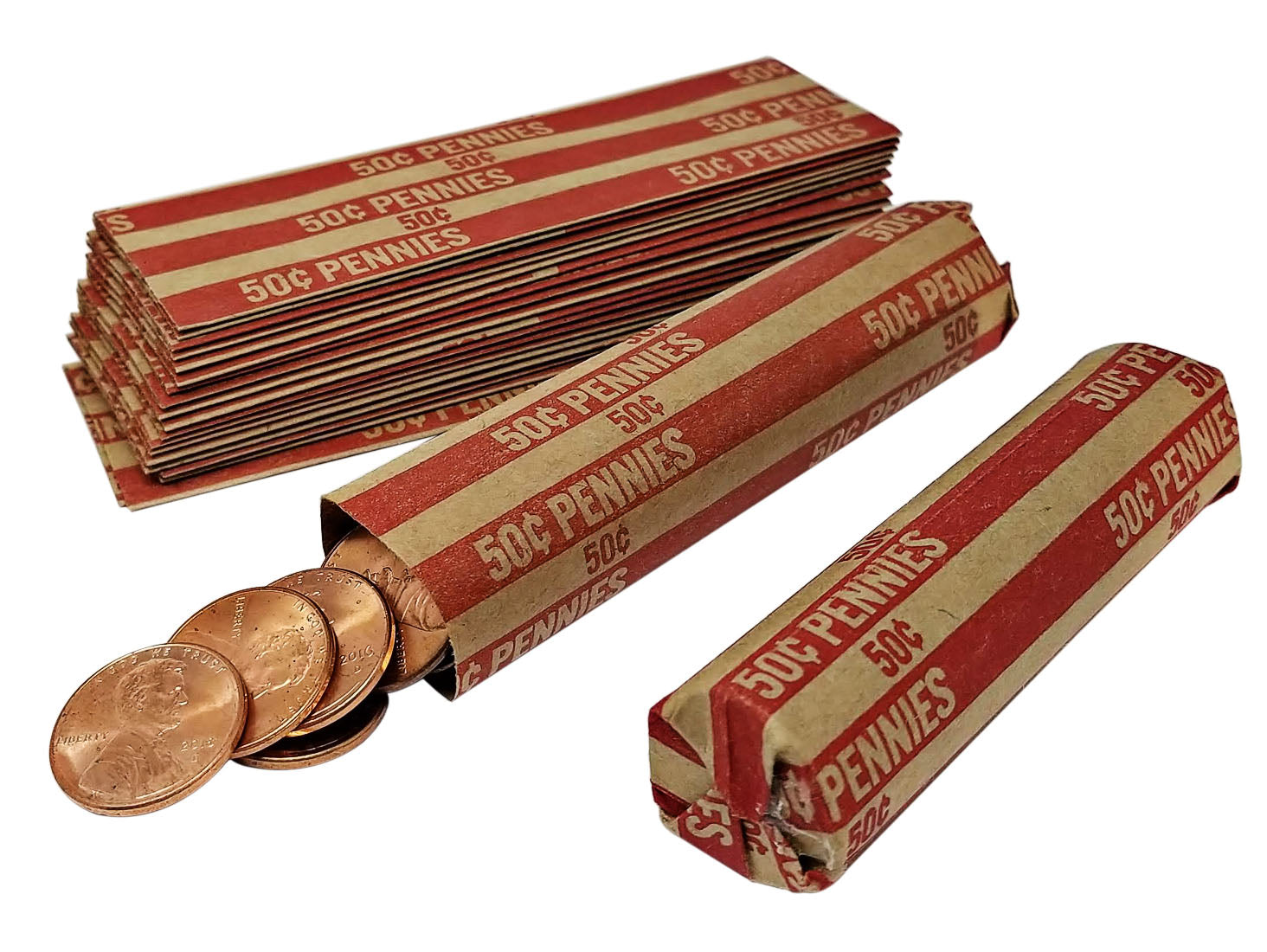 J Mark 100 Penny Coin Roll Wrappers , MADE IN USA, J Mark Coin Deposit – Budgetizer Corp for Free Printable Coin Roll Wrappers